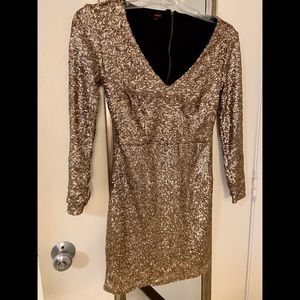 New - Gold Sparkly Dress
